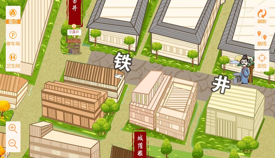 理塘智慧景区：手绘地图与语音导览的完美融合