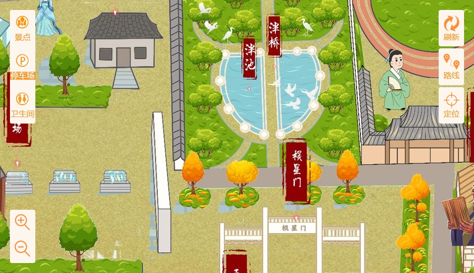 理塘手绘地图景区语音讲解导览系统：智慧景区建设的基石